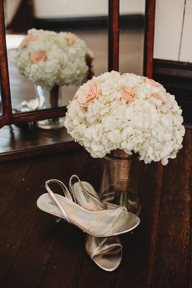 Weddings By Tirzah - Kevin and Marrci Marshal Wedding - Bouquet Shoes